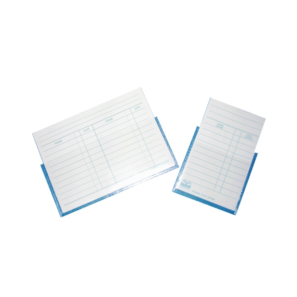 Book Pockets - Clear Self-Adhesive PVC